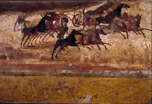 Römische Kunst: Wagenrennen von Roman