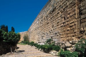 Römische Befestigung, Tarragona, Katalonien, Spanien, 3. Jahrhundert v. Chr. (Foto)