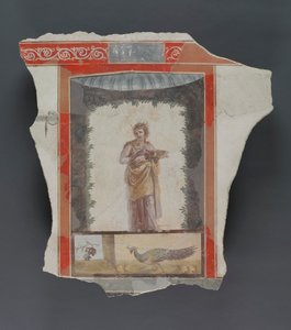 Römisches Fresko-Fragment
