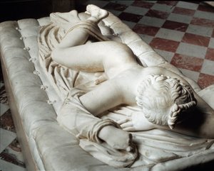 Schlafender Hermaphrodit (Marmorskulptur, 2. Jahrhundert v. Chr.)