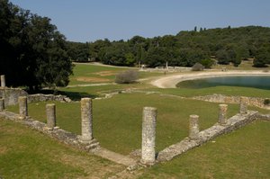 Die römische Villa in der Verige-Bucht, Brijuni, Kroatien von Roman