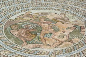 Theseus und der Minotaurus, Haus des Theseus, Paphos, Zypern (Mosaik)