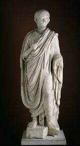 Togastatue des jungen Nero, ca. 50 n. Chr. von Roman