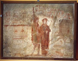 Werkstattschild und Wahlanzeigen, Pompeji, Italien 70-79 n. Chr. von Roman