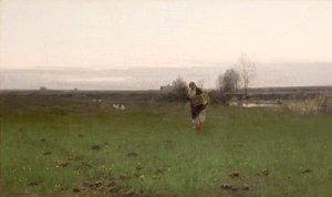 Landschaft in der Nähe von Krakau