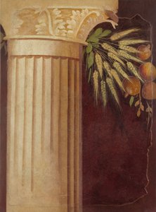 Wandmalereifragment aus dem Peristyl einer Villa in Boscoreale, ca. 50-40 v. Chr. von Roman Republican Period