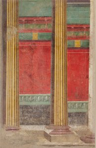 Wandmalerei aus einer Villa in Boscoreale, ca. 50-40 v. Chr.