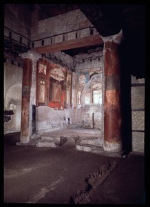Altar des Tempels (Kollegium) der Augustales, 5. Jahrhundert v. Chr. - 1. Jahrhundert n. Chr. von Roman Roman