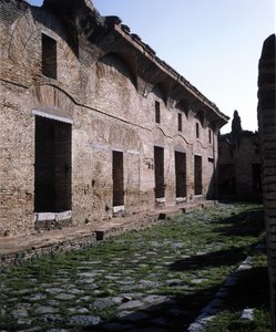 Antikes Ostia: Casa di Diana (Haus der Diana), eine „Insula“ an der Via dei Balconi.
