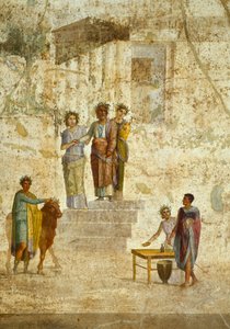 Fresko, das Jason und Pelias darstellt, aus Pompeji (UNESCO-Welterbeliste)
