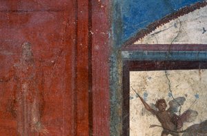 Fresko aus dem Haus der Ceii, Pompeji (UNESCO-Welterbeliste) von Roman Roman