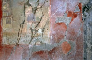 Fresko aus dem Haus des Ephebus, Pompeji (UNESCO-Welterbeliste) von Roman Roman