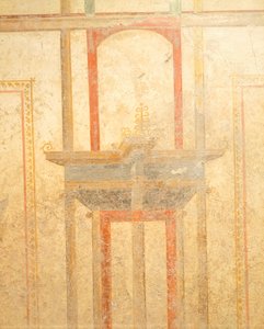 Fresko aus dem Haus des Menander, Pompeji, Kampanien, römische Zivilisation
