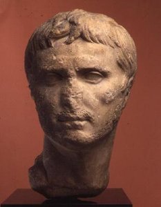 Kopf des Augustus, 8. Jahrhundert n. Chr.