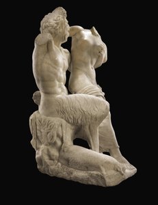 Pan und Hermaphrodit, ca. 1. Jahrhundert n. Chr. von Roman Roman