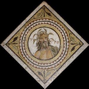 Personifikation des Flusses Tigris, spätes 2./3. Jahrhundert n. Chr. von Roman Roman
