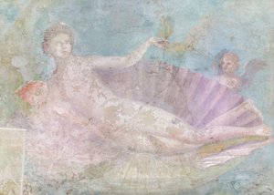 Venus auf der Muschel, Gemälde, 50-75 n. Chr. (Fresko)