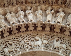 Detail der Skulpturen des Südportals