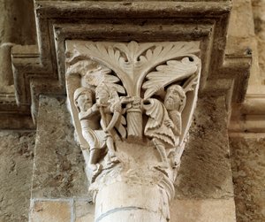 Der Tod Kains (Kapitell) von Romanesque