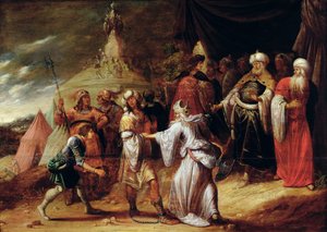 Samuel tötet Agag, den König der Amalekiter