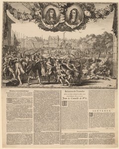 Afbeelding en waarachtigh Verhaal... (Darstellung der wahren Geschichte von Johan de Witt...) von Romeyn de Hooghe