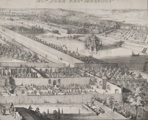 Detail des Parks von Enghien (rechte Hälfte)