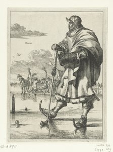 Modefiguren Nr. 11: Golfer auf dem Eis