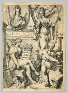 Frontispiz, "Histoire Metalique de Guillaume III, Roy de la Grande Bretaigne"