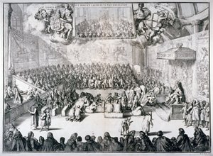 Het hoog-en lager-huys van Engelandt, 1689