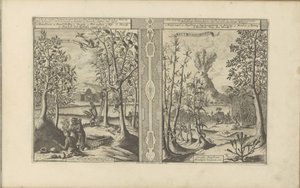 Kaneel, Muskatnuss, Nelke und Bambus (Les Indes Orientales et Occidentales et autres lieux) von Romeyn de Hooghe