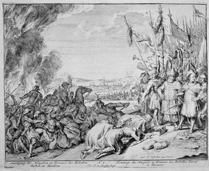 Wiener Druckzyklus, Huldigung der Ungarn, 1683 von Romeyn de Hooghe