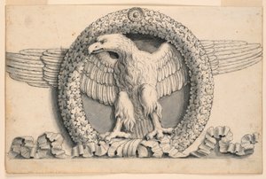 Eichenlaubkranz mit Adler von Romolo Achille Liverani