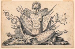 Waffentrophäe von Romolo Achille Liverani
