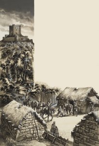 Mittelalterliches Dorf von Ron Embleton