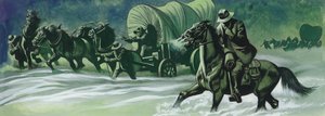 Winterwagenzug von Ron Embleton