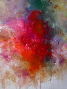 Lebendige flüssige Farben
