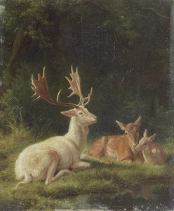 Hirsche in einer Landschaft von Rosa Bonheur