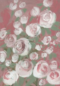 Zarte rosa Rosen