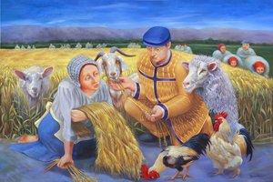 Ruth und die Gerstenernte, 2014