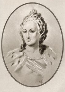 Katharina II., aus Living Biographies of Famous Rulers