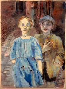 Verwahrloste Jugend von Rudolf Schlichter