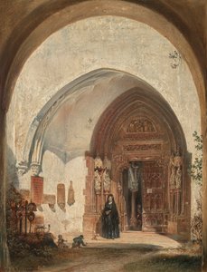 Das Portal der Stiftskirche Nonnberg in Salzburg