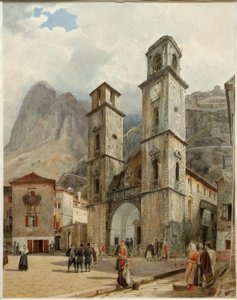 Der Domplatz in Cattaro