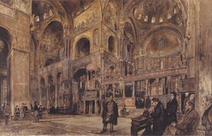 Innenansicht der Markuskirche in Venedig