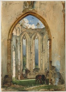 Ruine einer Kirche, 1849 von Rudolf von Alt