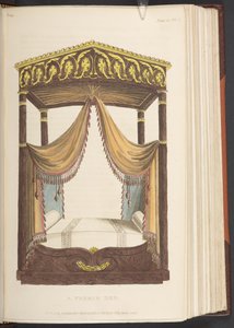 Ein französisches Bett, aus Ackermann