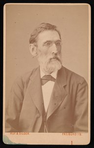 Porträt von Alexander von Frantzius 1821-1877, 1876