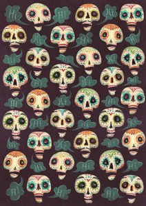 Halloween-Muster, 2015 von Runa Anastasiya Rudaya