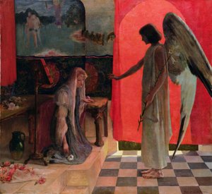Die Verkündigung, ca. 1893 von Rupert Charles Wolston Bunny