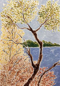 Herbstliche Seenlandschaft
